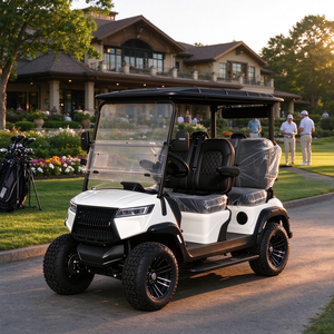 Carrito de Transporte Eléctrico GRENTEK de 4 Plazas con Batería de Litio para Hoteles, Resorts y Transferencia de Huéspedes, Carrito de Golf - Product Image 1