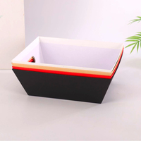 Boîte d'emballage rectangulaire de luxe en carton pliable avec laminage mat, gaufrage, revêtement UV, papier kraft