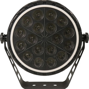 Luz Par Profesional de Escenario de 18 Piezas con Anillo LED RGBW 4 en 1, Luz Par DMX Colorida - Product Image 1