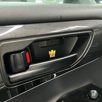 Pour Toyota Crown Kluger voiture poignée de porte intérieure bol rvb lampe à LED atmosphère Logo lumière Auto intérieur lumières ambiantes