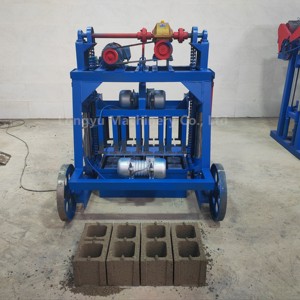 8インチ中空レンガ成形機,モバイル舗装レンガ成形機,2穴ブロック製造機 - Product Image 4