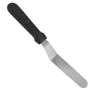 Simple Style Stainless Steel Cake Decorating Spatula Plastic Handle Home Kitchen Cream Baking Tool Scraper Baking Pastry Tool - Product Image 1