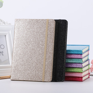 สมุดโน้ตปกหนัง PU ดีไซน์ใหม่ สีสันสดใส ขนาด A5 หน้ากระดาษลายเส้นเงา สมุดบันทึกสีแฟลช พร้อมสายรัดยางยืด สำหรับสต็อกสินค้า - Product Image 2