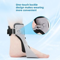 Attelle de soutien de la cheville en nylon de qualité médicale pour la rééducation de l'entraînement sportif Nouvelle boucle Airbag Correction fixe du pied transfrontalière