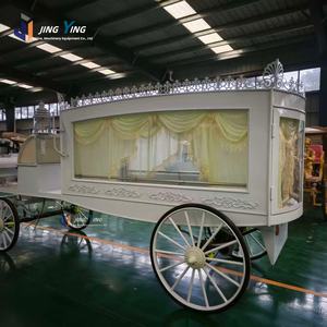 Coche fúnebre americano de lujo 2025, acero blanco y cuero con columna romana eléctrica, <span class=keywords><strong>transporte</strong></span> especial - Product Image 2