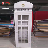 Wedding White Phone Booth with Audio Guestbook Phone London Phone Booth for Wedding Event Decoration