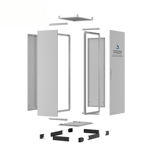 บริการผลิตแผ่นโลหะตามสั่งจากโรงงาน ตู้ไฟฟ้ากลางแจ้ง กล่องโลหะป้องกันน้ำและฝุ่นระดับ IP54 เคลือบด้วยสีฝุ่น - Product Image 4