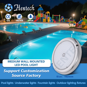 Hentech HT202 LED-Poolbeleuchtung Edelstahl Weiß RGB 90 Farben IP68 Outdoor Schwimmbad <span class=keywords><strong>Spa</strong></span> 2026 - Product Image 4