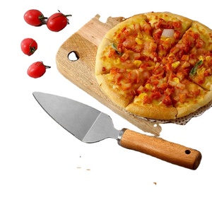 Wooden Handle Metal Pizza Tools Kitchenware Kit <b>Baking</b> Set With Stainless Steel Whisk Sustainable Kitchen Gadgets - Product Image 1