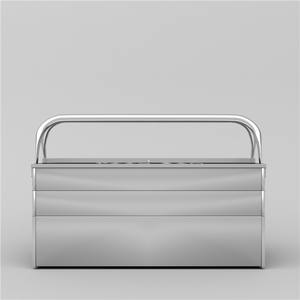 Kotak Peralatan Lipat 3 Tingkat dari Baja Anti Karat untuk Aplikasi Garasi/Bengkel - Product Image 6