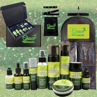 Kit de pose de perruque dentelle frontale personnalisée avec colle à dentelle et dissolvant d'outils d'extension de cheveux