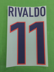 Camiseta de Fútbol Retro del Barcelona 98/99 99/00 RIVALDO GUARDIOLA con Número Estampado en Caliente - Product Image 4