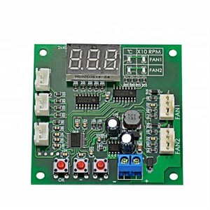DC 12 24 V 48 V-Way Độc Lập-Wire Kiểm Soát Nhiệt Độ Tốc Độ Quạt Điều Khiển - Product Image 1