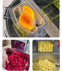 業務用ポータブル電動野菜カッター多機能フードプロセッサー、フルーツや野菜の千切り、角切り、細切りに - Product Image 4