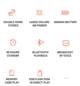 <span class=keywords><strong>Speaker</strong></span> BT portabel Stereo kolom, HiFi Bass berat nirkabel Soundbar Subwoof Loudspeaker mendukung AUX kartu TF <span class=keywords><strong>Radio</strong></span> FM - Product Image 4