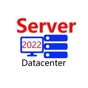 Sunucu 2022 Datacenter anahtar COA çıkartmaları ve DVD paketi stokta Win işletim sistemi Internet sürümünü destekler