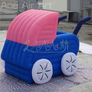 Ballon de dessin animé de landau gonflable extérieur pour la publicité d'événement et le modèle de <span class=keywords><strong>voiture</strong></span> gonflable de célébration pour la promotion - Product Image 2