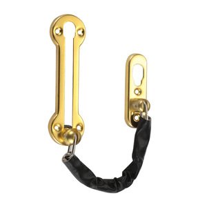 Loquet de porte antivol en acier inoxydable avec couvercle noir pour la sécurité d'entrée, design moderne, installation facile - Product Image 1