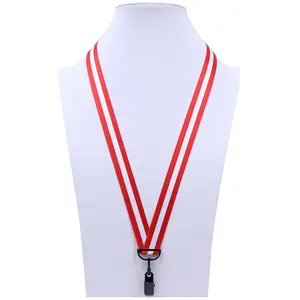 Custom Red Riding EHUA Ergonomics Eco-friendly RGS Polyester Sublimation Printed Lanyard For Company Event