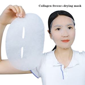 Hyaluronsäure gefriert getrocknete Gesichtsmaske Blatt natürliches Gemüse Hydrogel-Bandfaser Gesichtsmasken Akne reduzieren feuchtigkeitsspendende Trockenblatt-Maske - Product Image 6