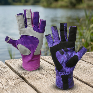 Guantes de Pesca de Medio Dedo para Hombre y Mujer, para Actividades al Aire Libre de Verano, Protección Solar, Diseño Transpirable Antideslizante para Pesca - Product Image 5