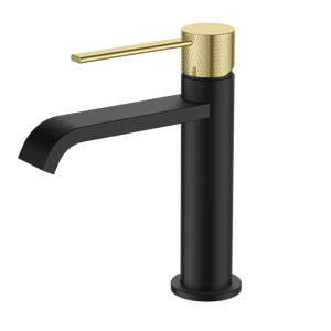 Nouveau design noir <span class=keywords><strong>mat</strong></span> monté sur pont en laiton salle de bain lavabo mitigeurs - Product Image 1