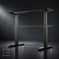 Cadre de table électrique réglable en hauteur avec pieds en acier