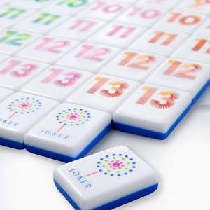 Tuiles de Mahjong Américaines Personnalisées en Acrylique 166/160 – Style Moderne et Adorable – Cadeau Idéal pour Fêtes – Mini Mahjong de Voyage - Product Image 1