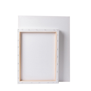 Tela esticada em branco com moldura de madeira para pintura em tela - Product Image 1