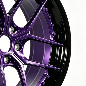 Oferta Especial: Ruedas Forjadas de Dos Colores de 19-22 Pulgadas 5x120 5x114.3, Ruedas Multirradio Púrpuras, Llantas de Aleación Modificadas para Carreras para McLaren P11 - Product Image 5
