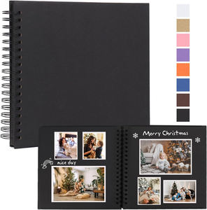 <span class=keywords><strong>Pages</strong></span> personnalisées en gros bleu noir rose blanc marron couverture livres de mémoire bricolage artisanat Albums <span class=keywords><strong>Photo</strong></span> spirale Scrapbook <span class=keywords><strong>Album</strong></span> papier - Product Image 1