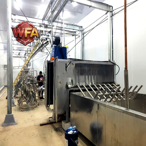 อุปกรณ์โรงฆ่าสัตว์<span class=keywords><strong>หมู</strong></span>ทั้งตัว สายการผลิตโรงฆ่าสัตว์ เครื่องจักรโรงเชือดหมู เครื่องจักรแปรรูปเนื้อ<span class=keywords><strong>หมู</strong></span> USDA สายพานลำเลียงสำหรับโรงงานแปรรูปเนื้อ<span class=keywords><strong>หมู</strong></span> - Product Image 1