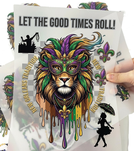 Parches Termoadhesivos Lavables de Colores Vivos Personalizados para Carnaval y Festivales, con Diseños de Dibujos Animados, para Ropa de Boutique, Estilo Mardi Gras - Product Image 1