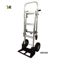 Camion à main en acier en aluminium pliable à quatre roues robuste plate-forme d'outil de transport industriel d'escalade d'escalier de haute qualité