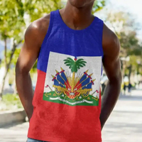 Produits en gros de la Fédération haïtienne : Vêtements, T-shirts pour hommes, T-shirts haïtiens, T-shirts pour femmes avec drapeau haïtien