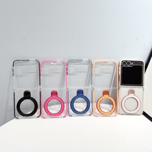 Estuche transparente magnético fuerte de nuevo diseño Estuche de carga inalámbrico magnético ForSamsung <span class=keywords><strong>Galaxy</strong></span> Z <span class=keywords><strong>Flip</strong></span> 6 - Product Image 5