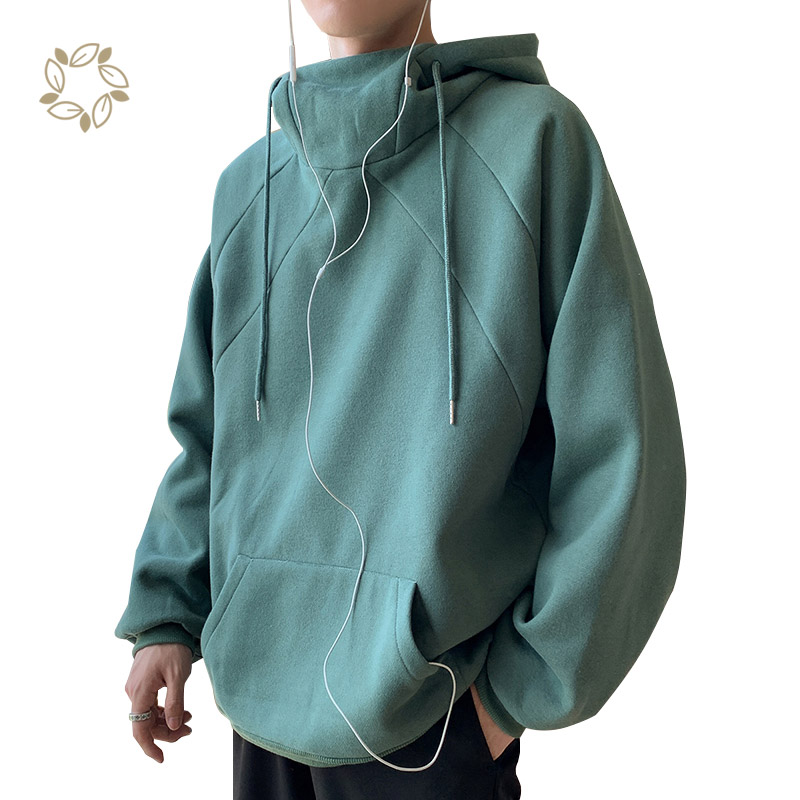 Sudadera con capucha de cáñamo de algodón orgánico para hombre, Sudadera con capucha y sudaderas para hombre, Sudadera con capucha de Otoño de cáñamo de algodón personalizada de gran tamaño