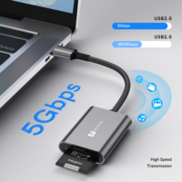 UNIEAN vente en gros 2M 3M 5Gbps USB 3.1 TF lecteurs de cartes SD adaptateur OTG 3.0 Type C câbles de transfert de données USB pour Macbook pro