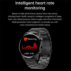 นาฬิกาสมาร์ทวอทช์ <span class=keywords><strong>LIGE</strong></span> รุ่น BW0256 ปี <span class=keywords><strong>2022</strong></span> หน้าจอสัมผัสแบบวงกลมเต็มรูปแบบ สายสแตนเลส รองรับการโทร นาฬิกาอัจฉริยะสำหรับผู้ชาย กันน้ำ สำหรับออกกำลังกายและกิจกรรมต่างๆ พร้อมกล่อง - Product Image 4