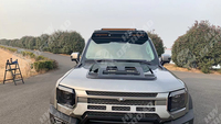 Barre lumineuse de toit tout-terrain 4x4 avec lumières LED ambrées pour Chery Jetour T2 Traveler 2024 ABS Auto Parts Pickup Toit Spot Light