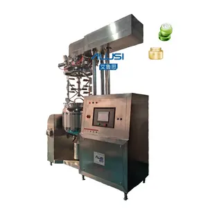100L 200L 500L Double Jacketed Mixer Chemical Electric Heating Reactor Cream Homogenizer Emulsifier Mixing Stirred Tank