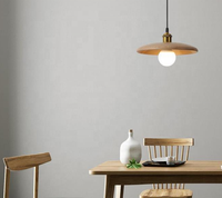 Noric – lampe en bois massif avec douille en cuivre E27, ampoule suspendue, lampe de plafond pour la cuisine de la maison