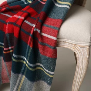 Châle de voyage de mongolie intérieure 100 <span class=keywords><strong>cachemire</strong></span> couverture en laine australienne mérinos en tricot épais angora camp - Product Image 6
