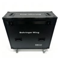 Boîtier de transport professionnel OEM de haute qualité pour console de mixage numérique DJ, entièrement noir, avec 8 poignées et 2 pieds, idéal pour les Wing.