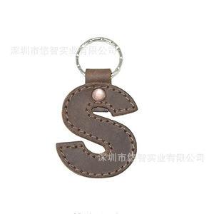 Customized lettered metal leather keychains, car keychains, souvenirs, <b>bag</b> <b>charms</b>, and accessories. - Product Image 1