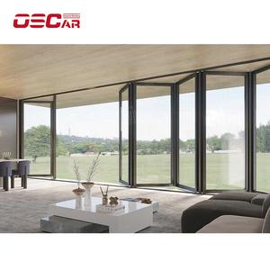 Inum Bifold Patio Extérieur Style Accordéon Moustiquaire Inclus Extérieur Jardin Balcon Utilisation Étanche Gain De Place Porte Pliante - Product Image 2