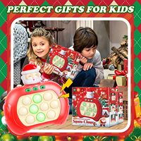 Rapide rapide Push jeu Fidget jouets Pop jeu portable bulle Console de jeu jouet éclairer sensoriel Fidget jouets de noël pour les enfants