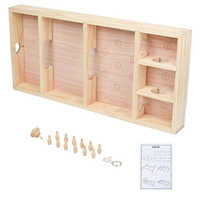 Jeu de société en bois et cartes pour enfants et familles, éducatif, écologique, personnalisé, best-seller, 3 joueurs, compact