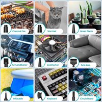 Pistol Tiup Udara Mini Nirkabel Elektrik 51000RPM Ramah Lingkungan Pembersih Anti-Debu untuk Keyboard Komputer dan Penggunaan Mobil