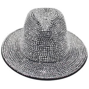 Chapeau de cowboy rose vif en strass pour femme, personnalisable avec logo, idéal pour les festivals de musique country - Vente en gros 2026 - Product Image 4